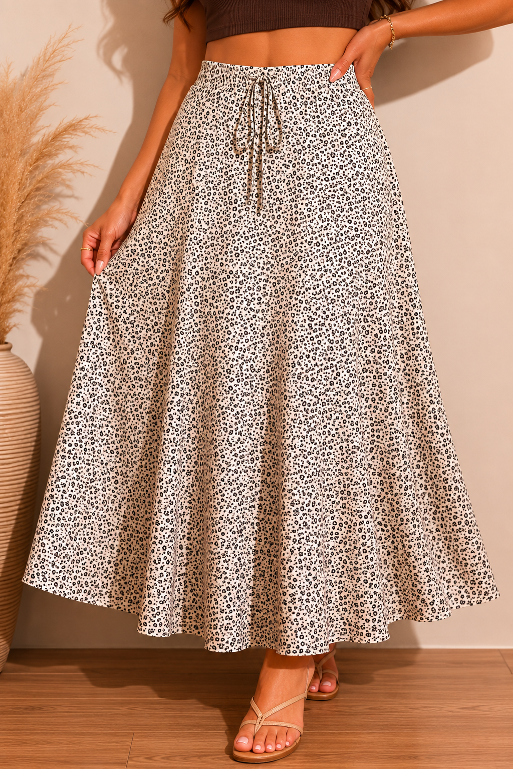Saia Longa Floral Flow