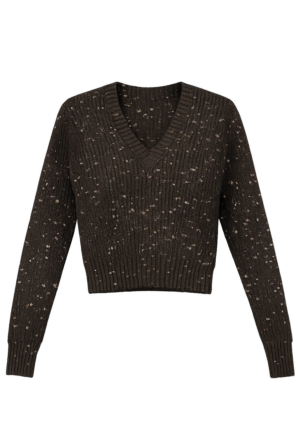 Suéter Tricot Preto Brilho