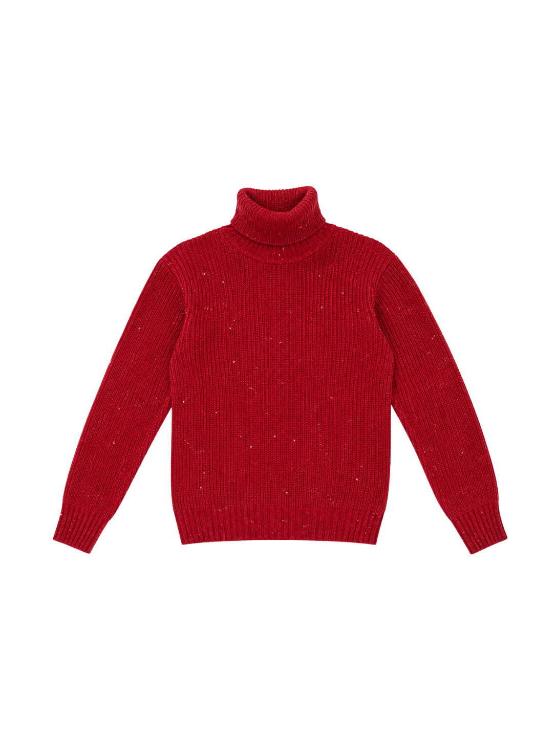 Blusa Tricot Gola Alta Vermelha