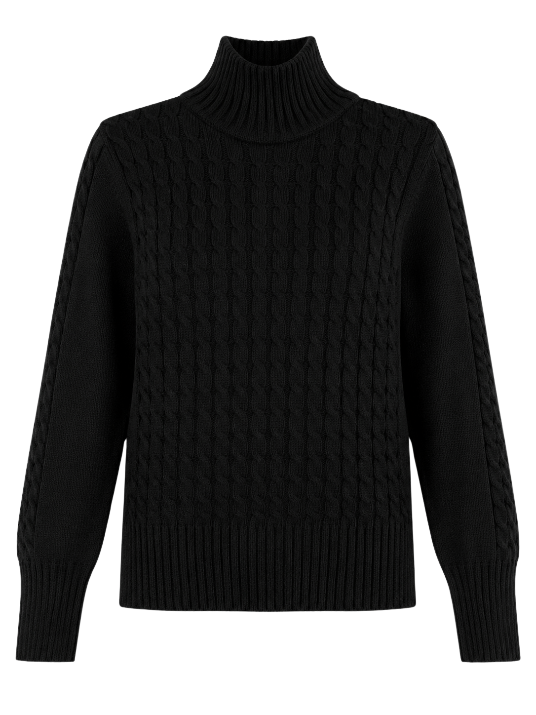 Blusa Tricot Gola Alta